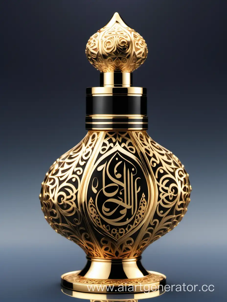 Luxury-Perfume-with-Arabic-Calligraphic-Ornamental-Long-Double-Height-Cap