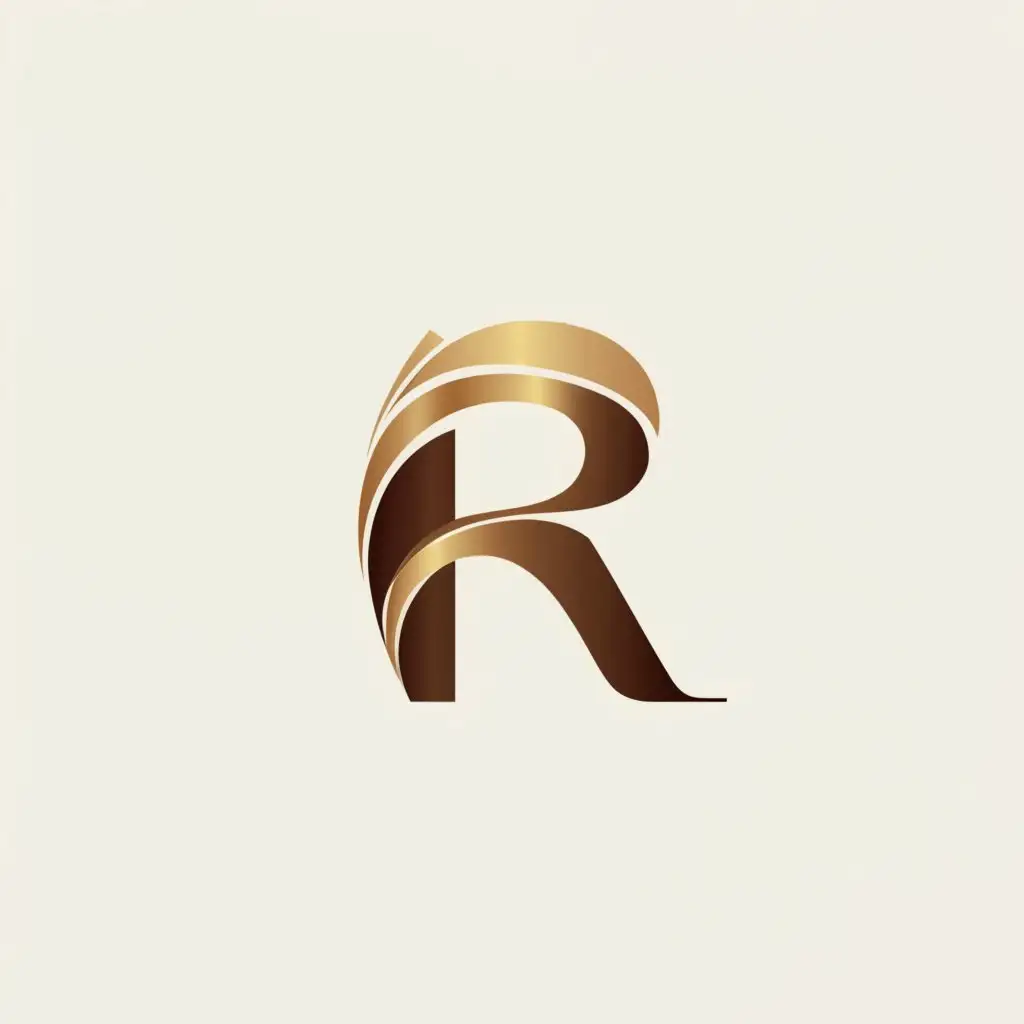 a logo design,with the text "R", main symbol:Cosmetics,Moderate,clear background