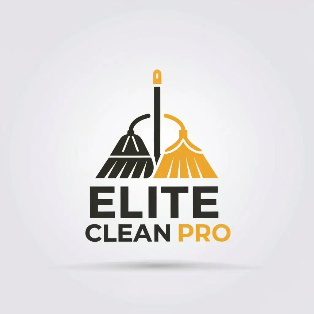 a logo design,with the text "Elite
Clean pro

", main symbol:Cleaning ,Moderate,clear background