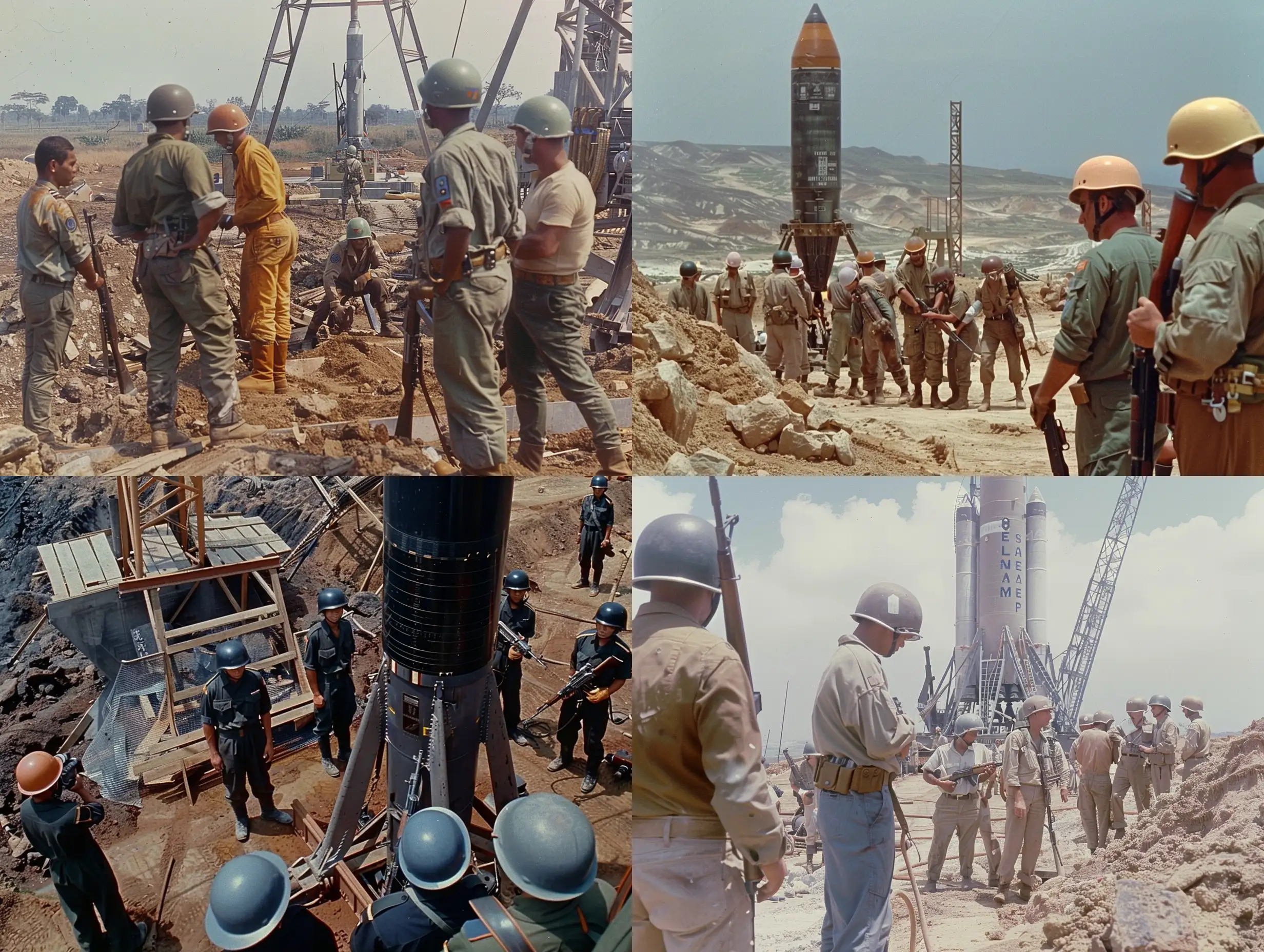 Rocket-Launch-Site-Workers-Supervised-by-Soldiers