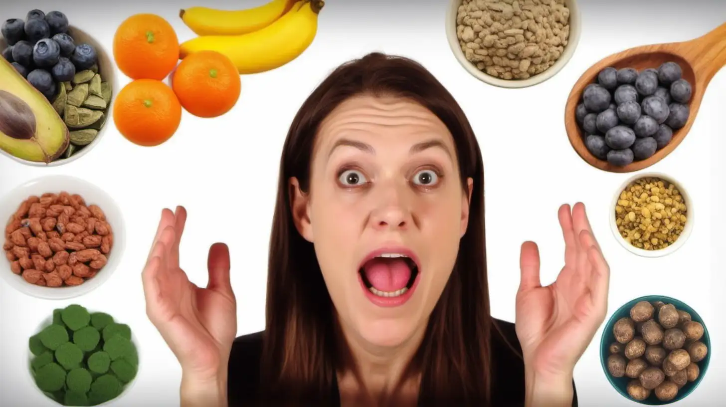 a Youtube thumbnail on 12 Superfoods to Crush Cortisol: Your Stress-Busting Guide