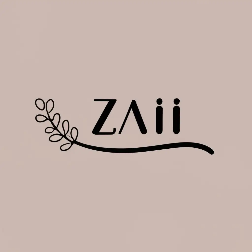 LOGO-Design-For-Zaii-Craft-Elegant-Typography-for-Beauty-Spa-Industry