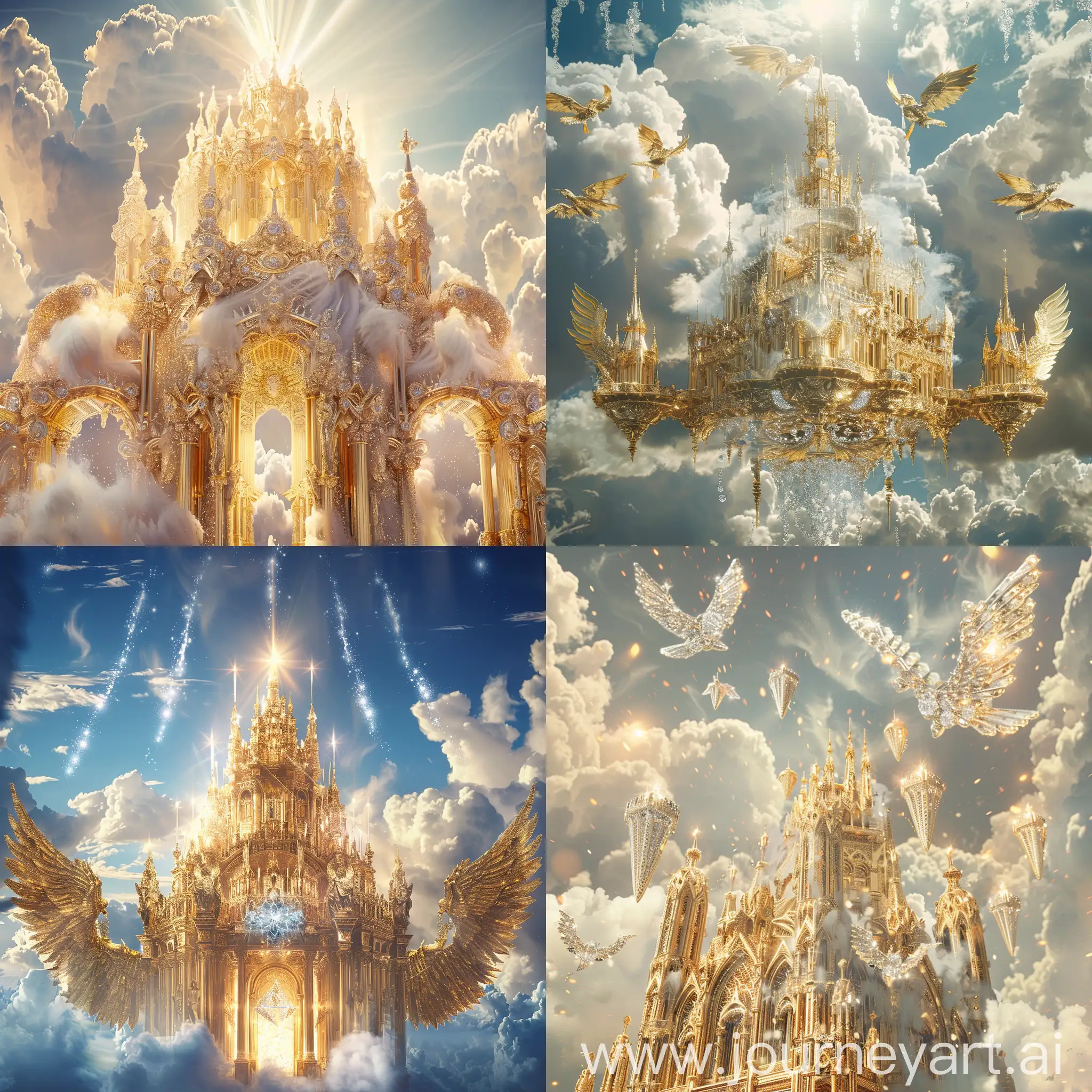 Angelic-Gold-and-Diamond-Palace-Soars-in-the-High-Sky