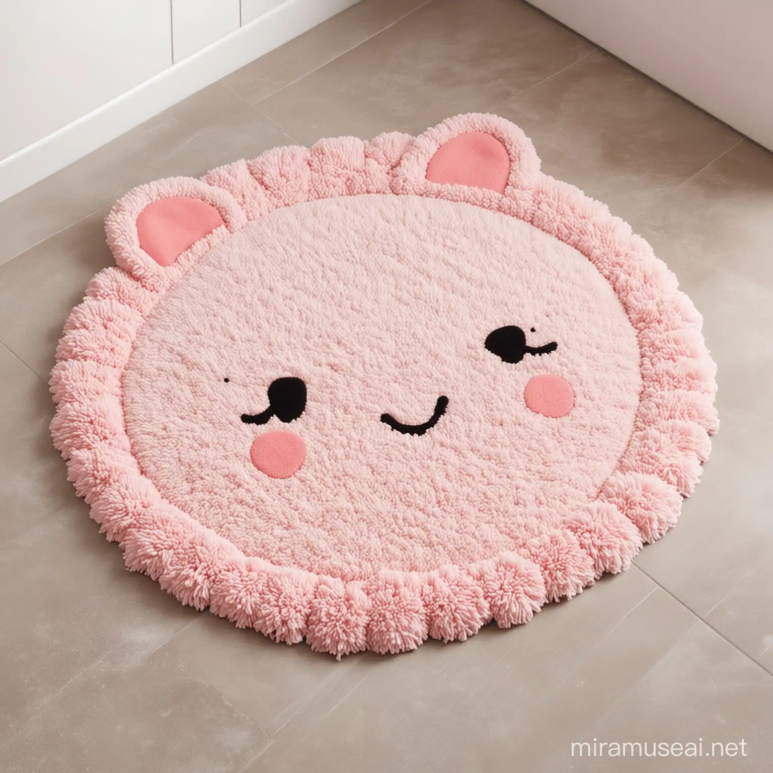 Adorable Animal Bath Mat Design for a Playful Bathroom