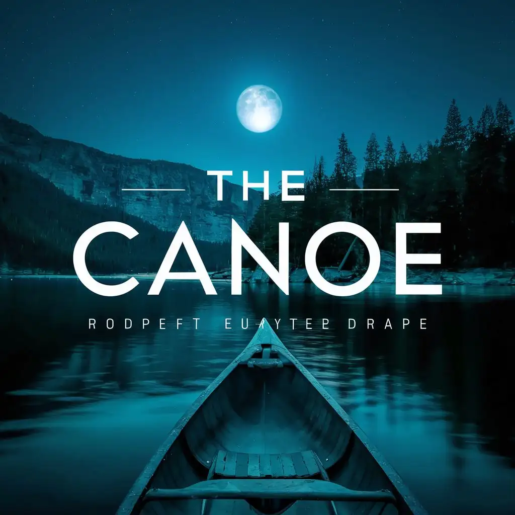 LOGO-Design-For-The-Canoe-Tranquil-Moonlit-Lake-with-Typography-for-Nonprofit-Impact