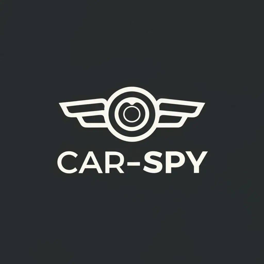 a logo design,with the text "Car-Spy", main symbol:car service,Minimalistic,be used in Automotive industry,clear background
