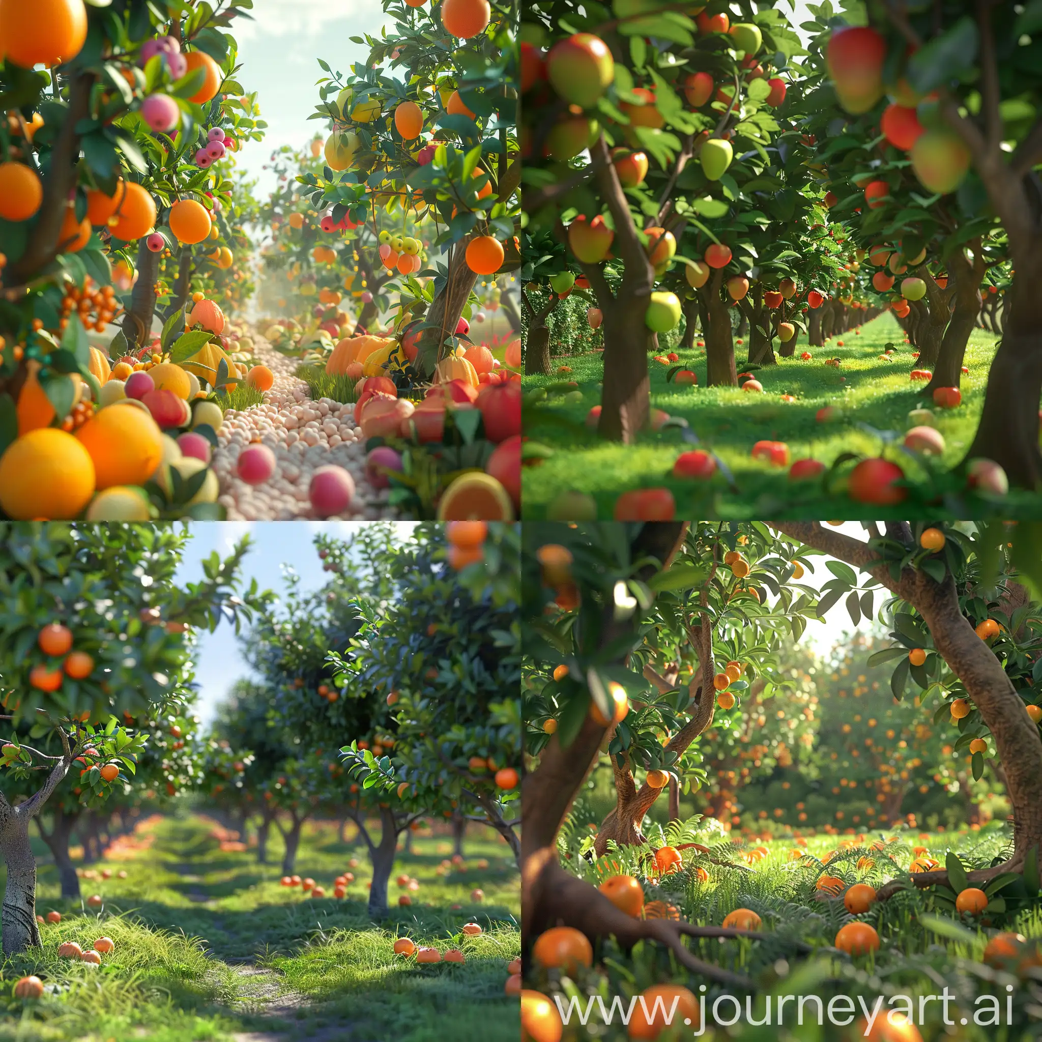 Fruit orchard :: 3D animation