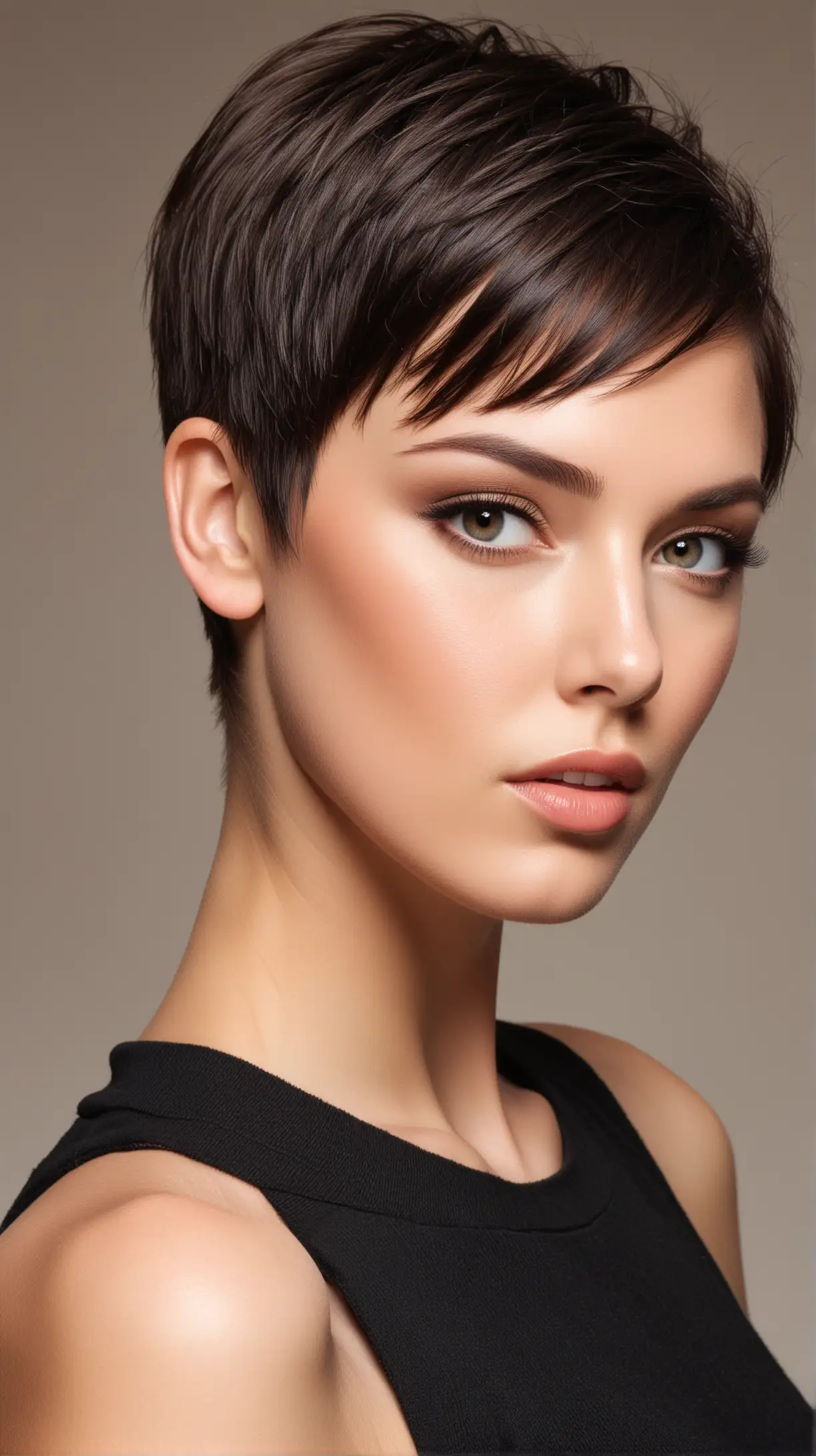Stylish Urban Chic Haircut Sleek and Short Hairstyle for a Modern Look
