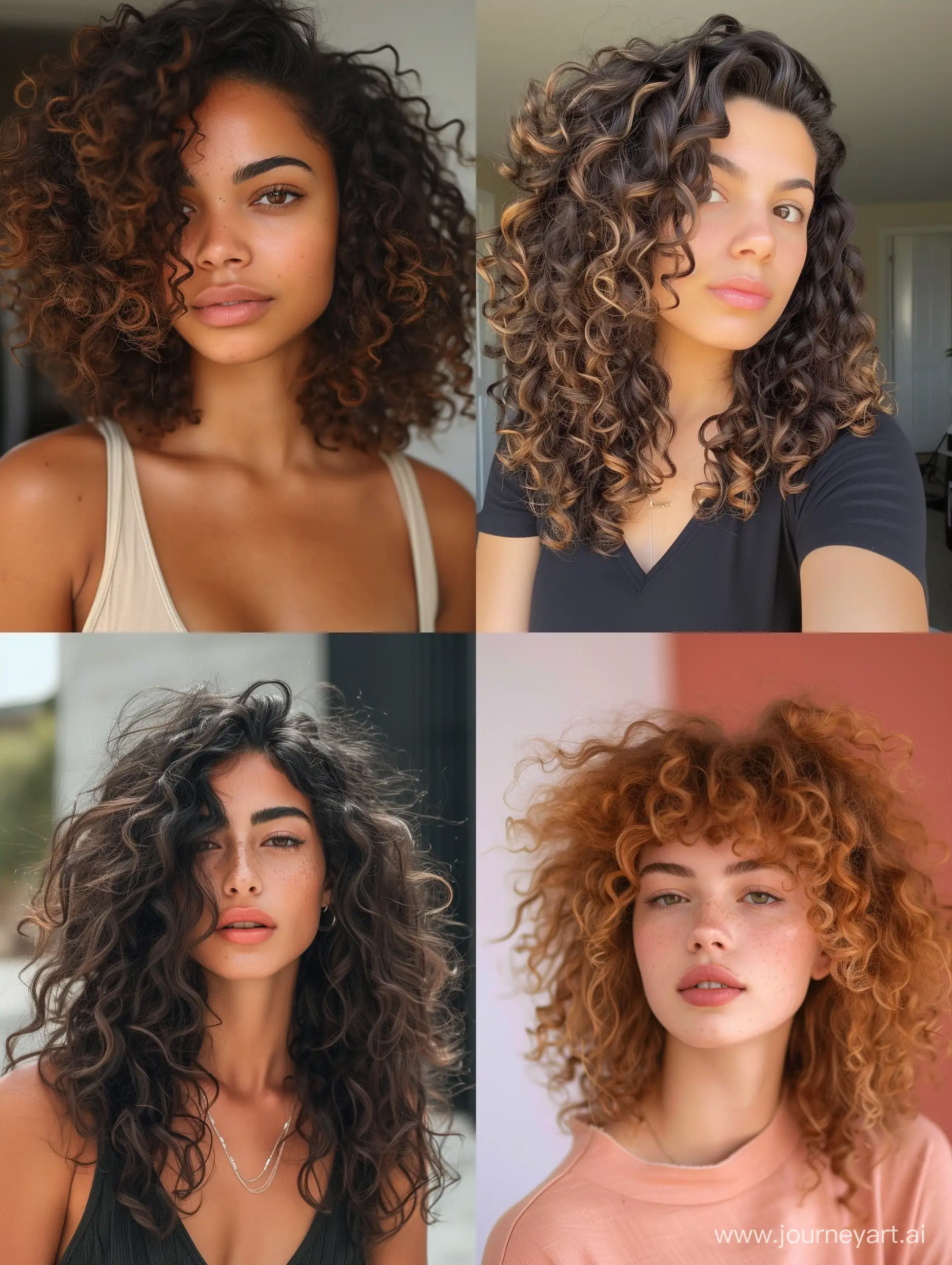 trendy haircuts for curly hair natural curls for women 2024