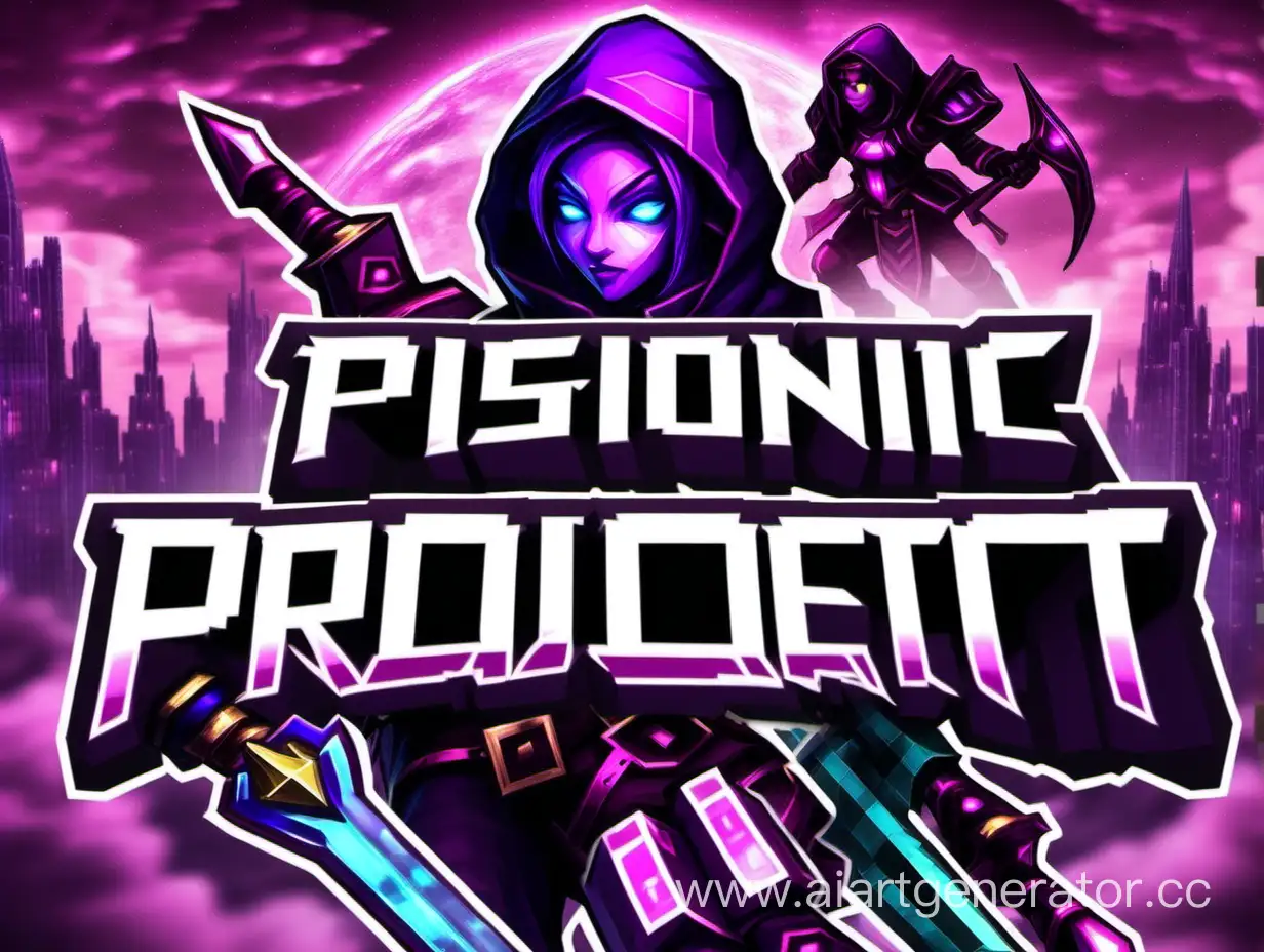 Psionic-Project-Banner-Minecraftstyle-with-Templar-Assassin-Character