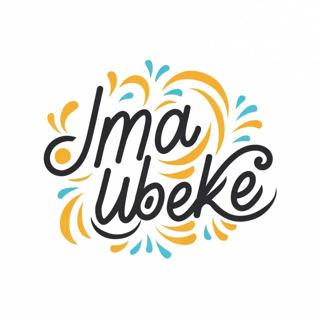 logo, light, with the text "Ima Ubeke", typography, be used in Nonprofit industry
