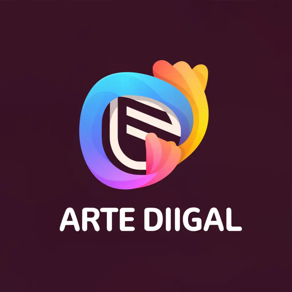 a logo design,with the text "arte digal", main symbol:NFT,Moderate,be used in Events industry,clear background