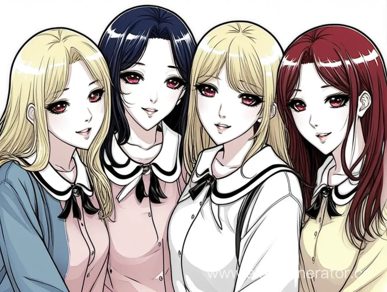 Adorable-Girls-Delighting-in-Sweet-Moments-Charming-Manhwa-Art