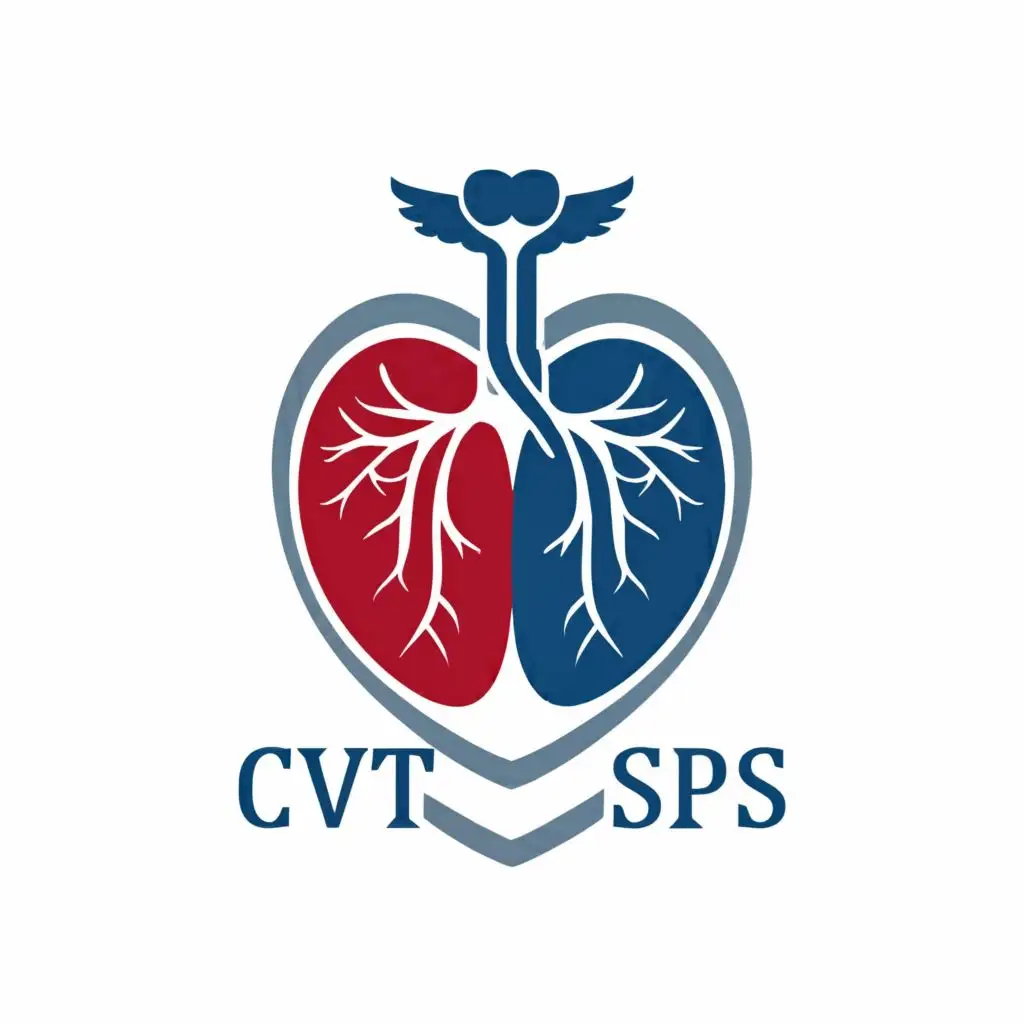 LOGO-Design-For-CVT-SPS-Heart-and-Lungs-Icon-with-Surgical-Typography