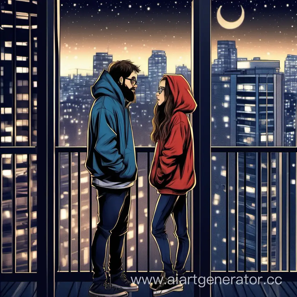 Urban-Love-Nighttime-Affection-on-19thFloor-Balcony