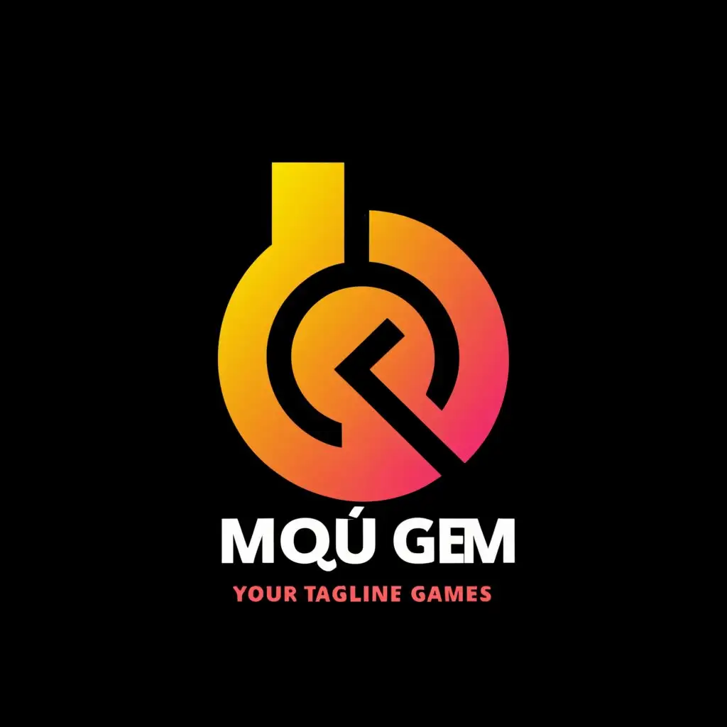 a logo design,with the text Moò Gêm, main symbol:Play Game,complex,be used in Entertainment industry,clear background