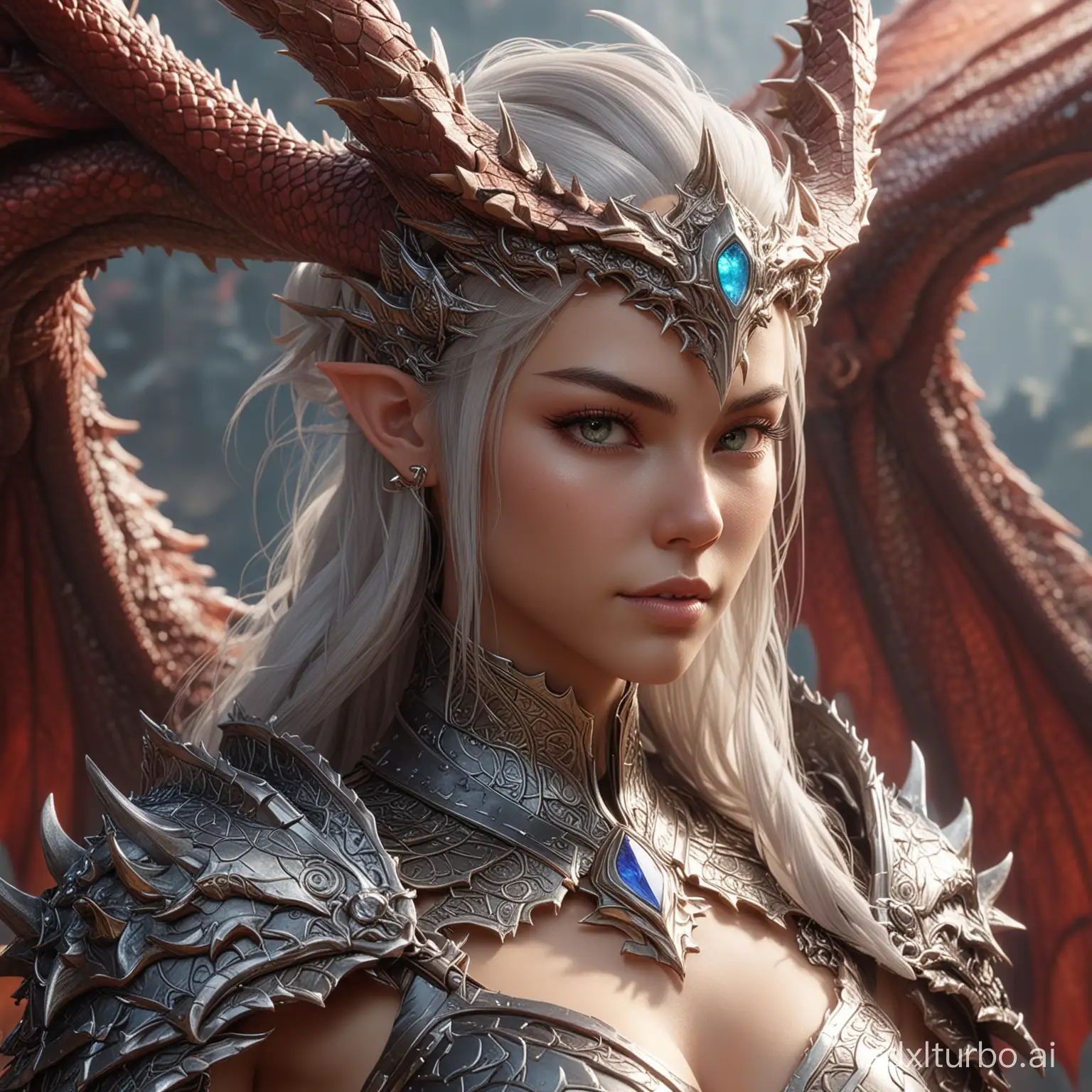anthropomorphic dragon queen| centered| key visual| intricate| highly detailed| breathtaking beauty| precise lineart| vibrant| comprehensive cinematic| artstation wei wang, trending on artstation,best quality, ultra sharp focus, 8k, artgerm, world of warcraft