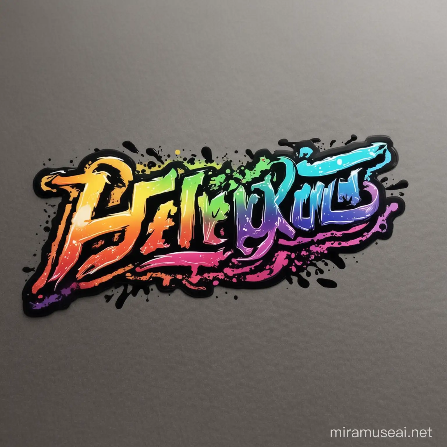 create a UV DTF DECAL that is very colorful without any words

