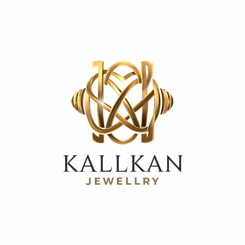 LOGO-Design-For-Kalkan-Jewelery-Elegant-Gold-Jewelry-Theme-on-Clear-Background