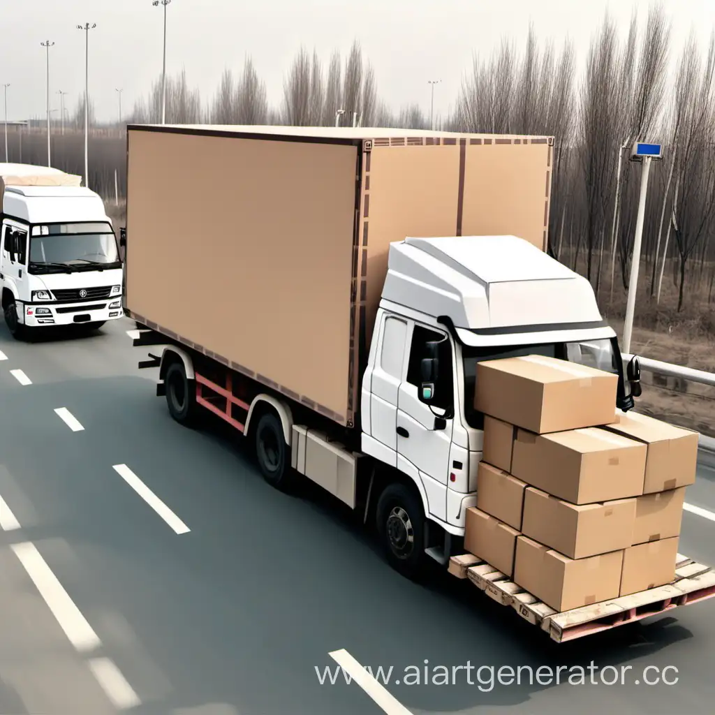 International-Cargo-Truck-Transporting-Diverse-Goods-from-China-to-Russia