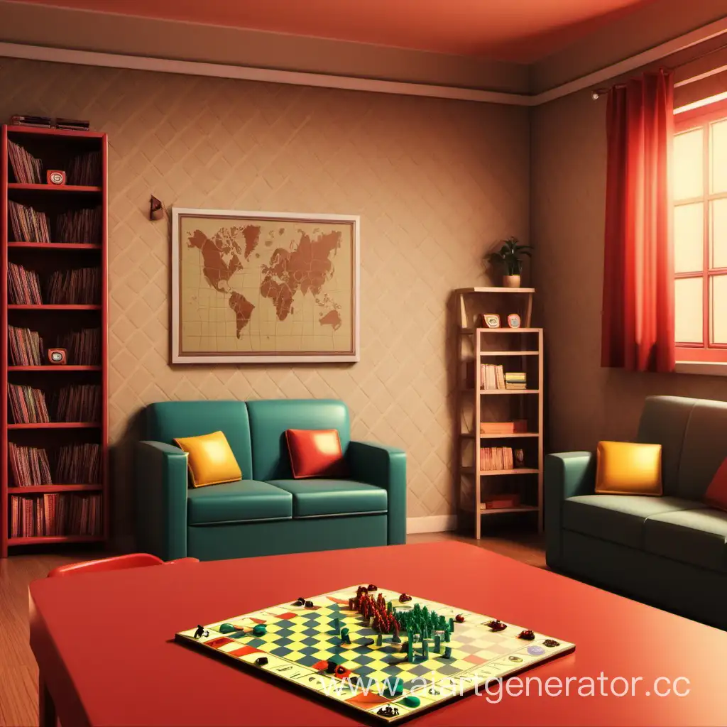 Cozy-Room-with-Board-Games