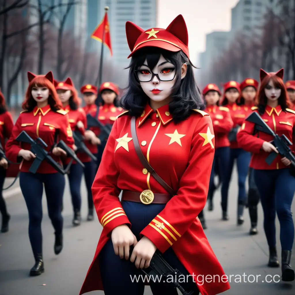 Communist squad catgirl 