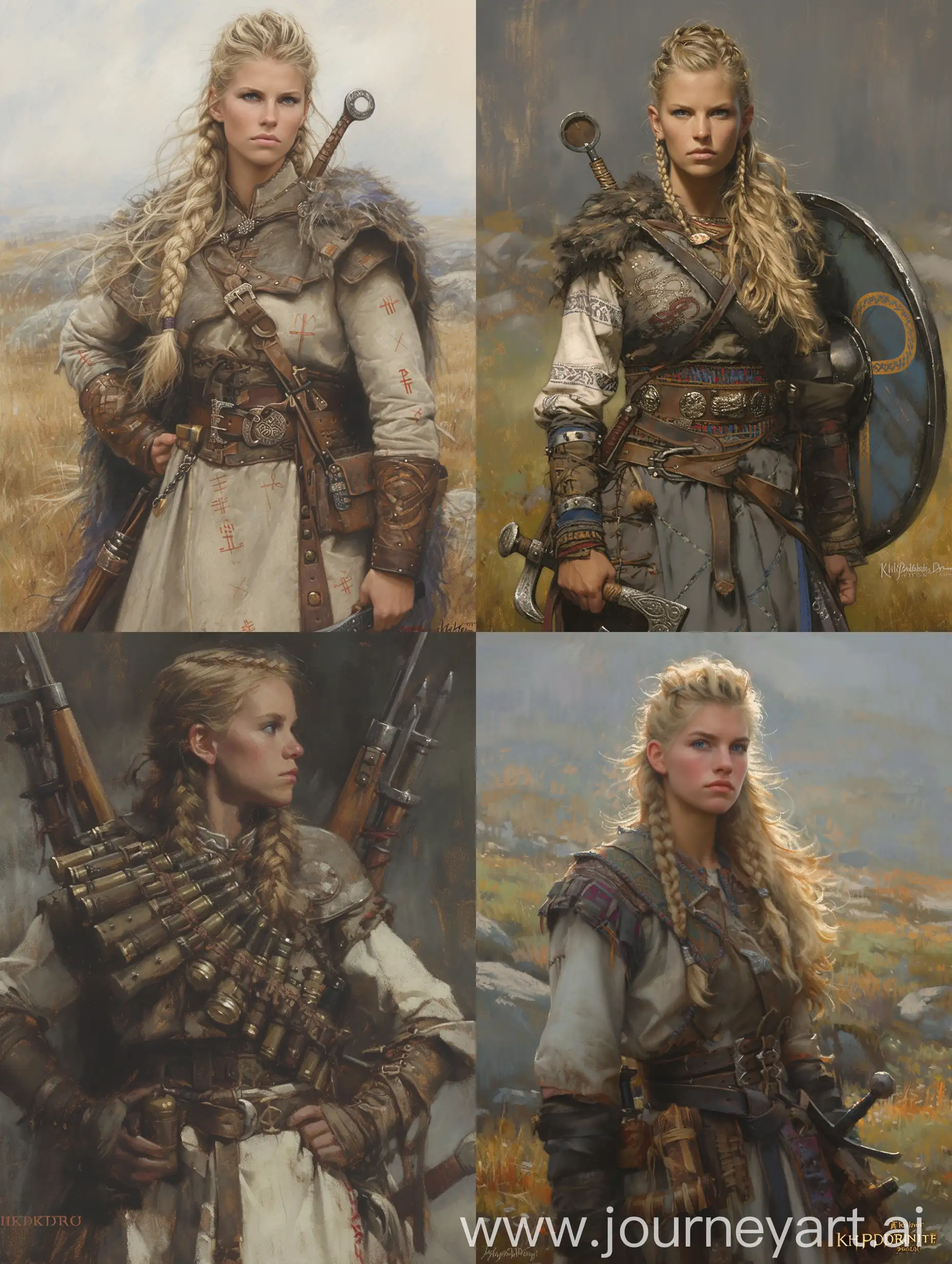Fantasy-RPG-Viking-Female-Warrior-in-Dramatic-Lighting