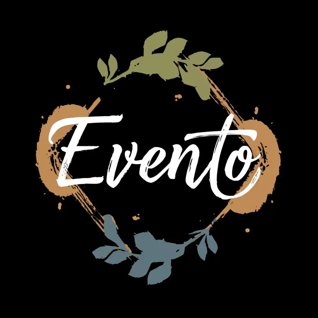 logo, create a logo with the word: EVENTO, with the text "event", typography