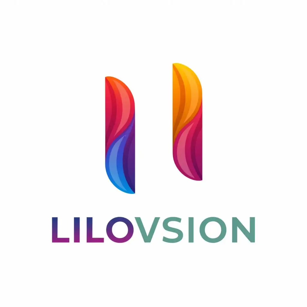 a logo design, with the text "Lilovision", main symbol: L, be used in Events industry