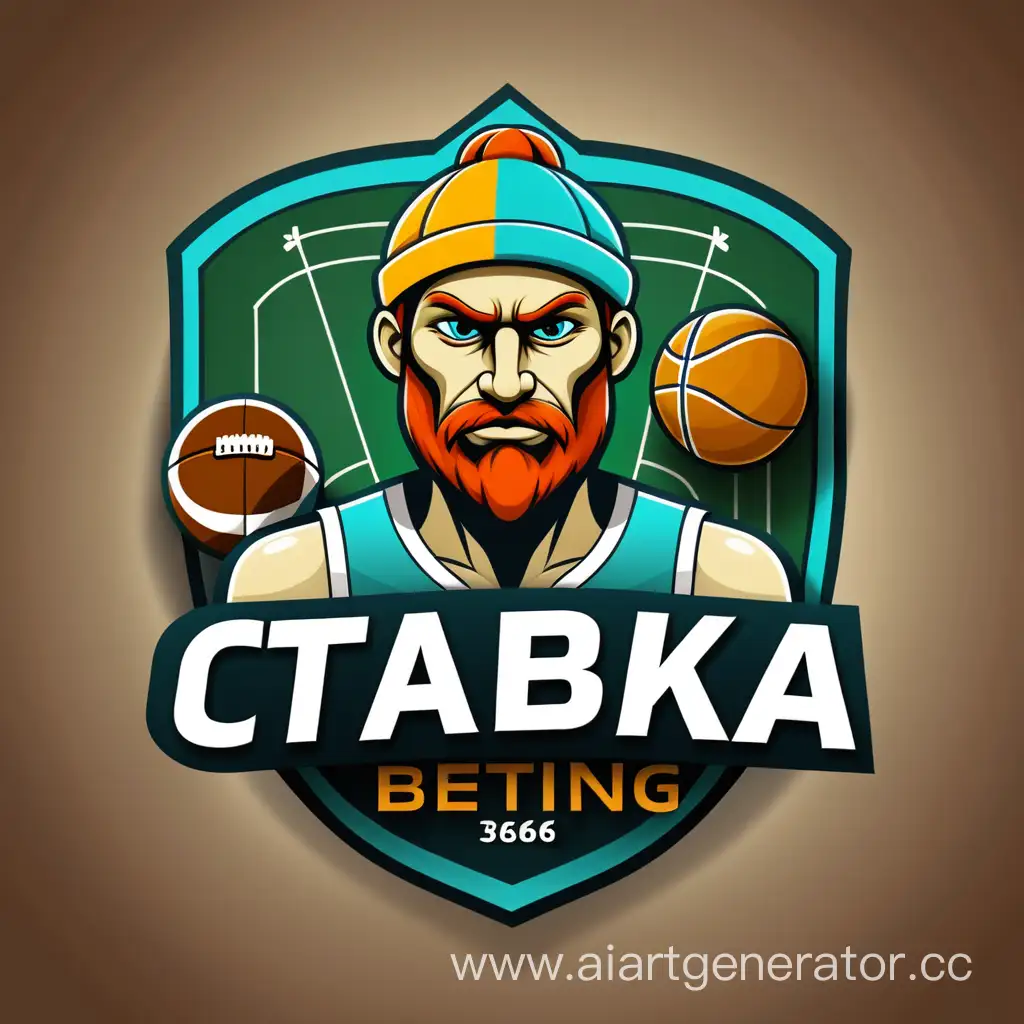 создание логотипа, ставки на спорт, название CTABKA366