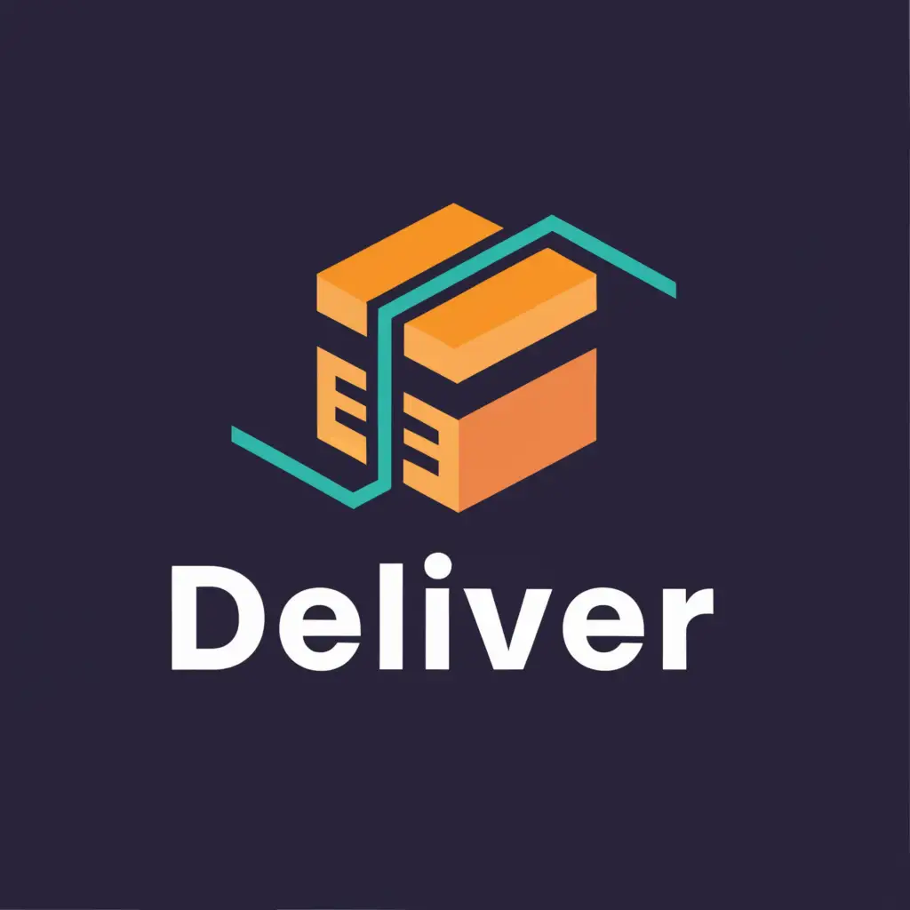 a logo design,with the text "Deliver", main symbol:delivered,Moderate,be used in Technology industry,clear background