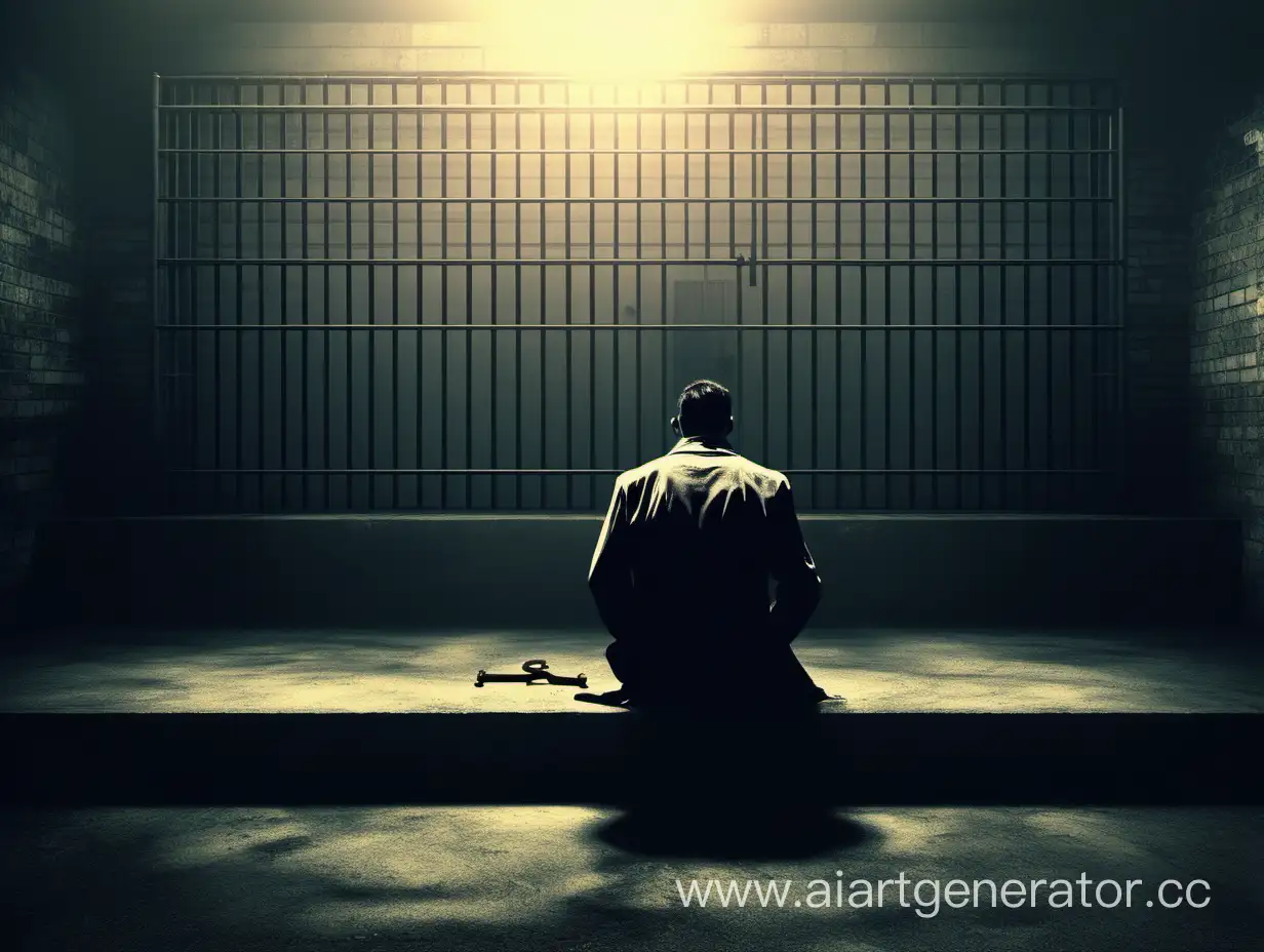 Lonely-Prisoner-Contemplating-Freedom-Digital-Artwork-in-1920x1080p-Resolution