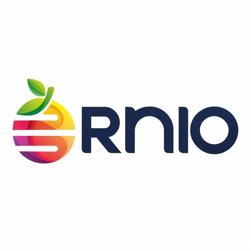 a logo design,with the text "runo", main symbol:apple,Moderate,be used in Internet industry,clear background