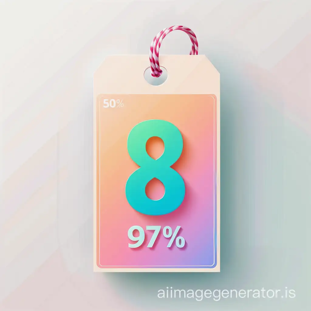 Discounted-Huge-Price-Tag-Vector-Illustration-in-Pastel-Colors