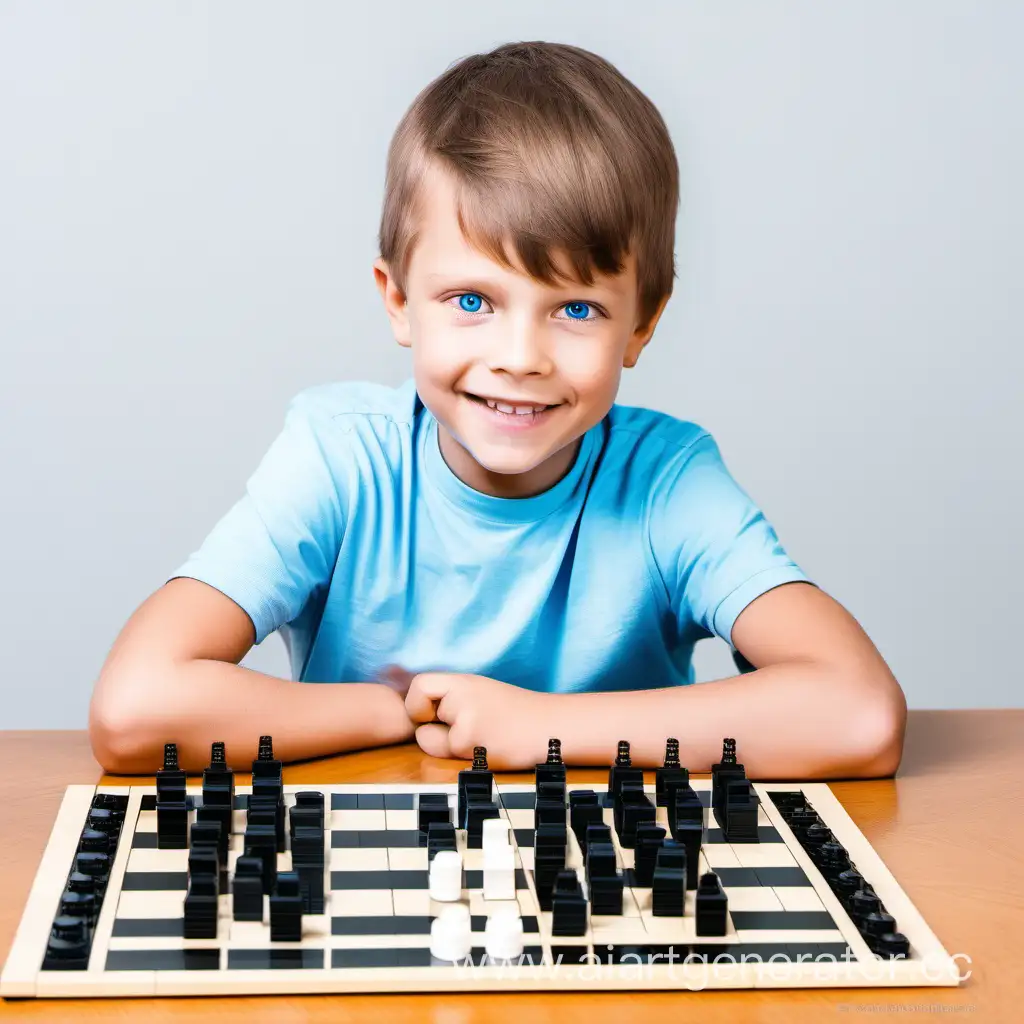 Сын добрый общительный весёлый дружелюбный  улыбчивый 6 лет отлично играет в шашки, в Лего светлый с голубыми глазами учит буквы