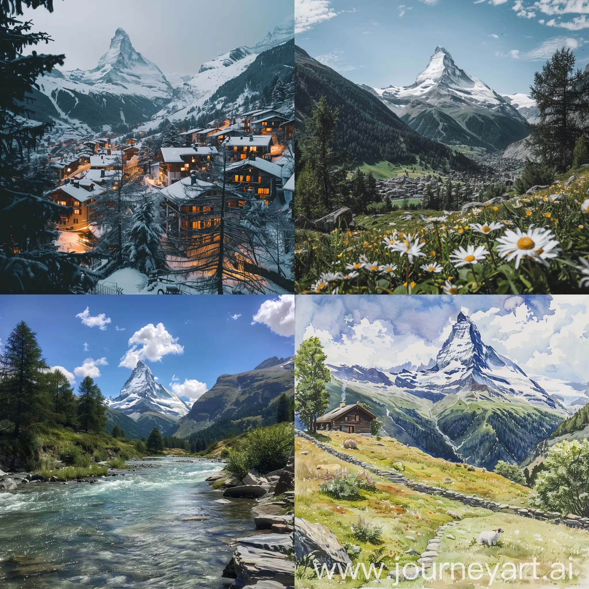 Majestic-Matterhorn-Peak-in-Zermatt
