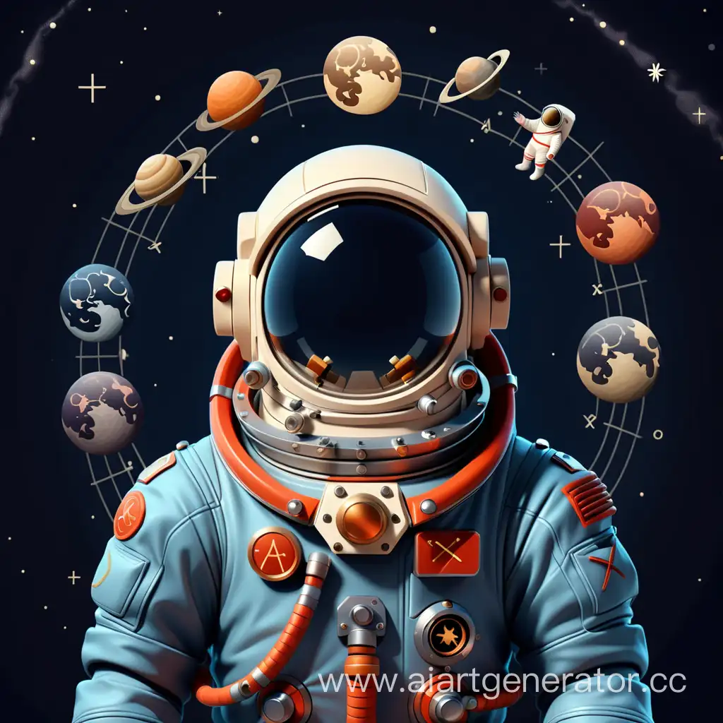 Minimalistic-Cosmonauts-Posed-as-Zodiac-Signs