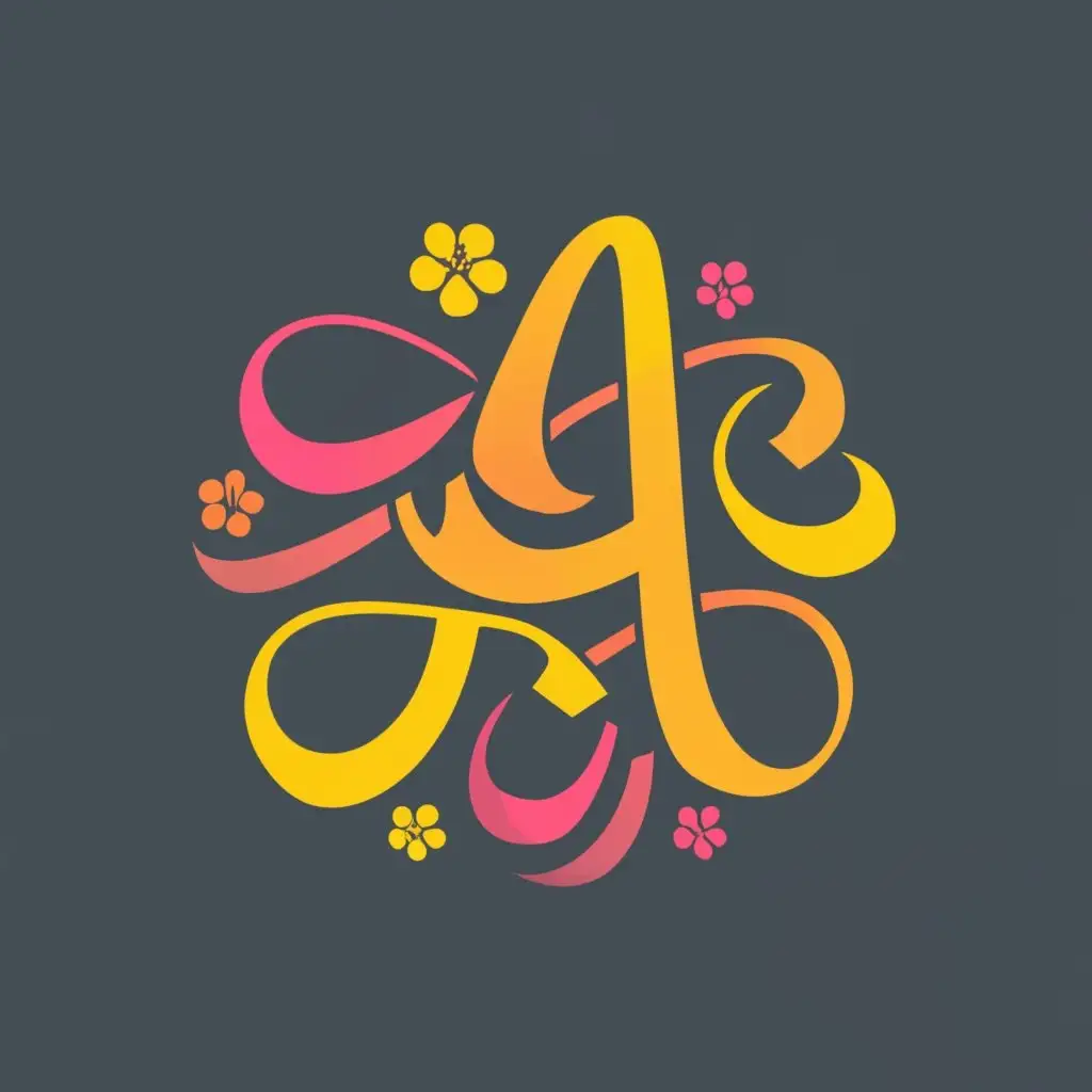 logo, Home Decor typographic by Arsess look like a flower, with the text "Arsess Tejarat Fater", typography