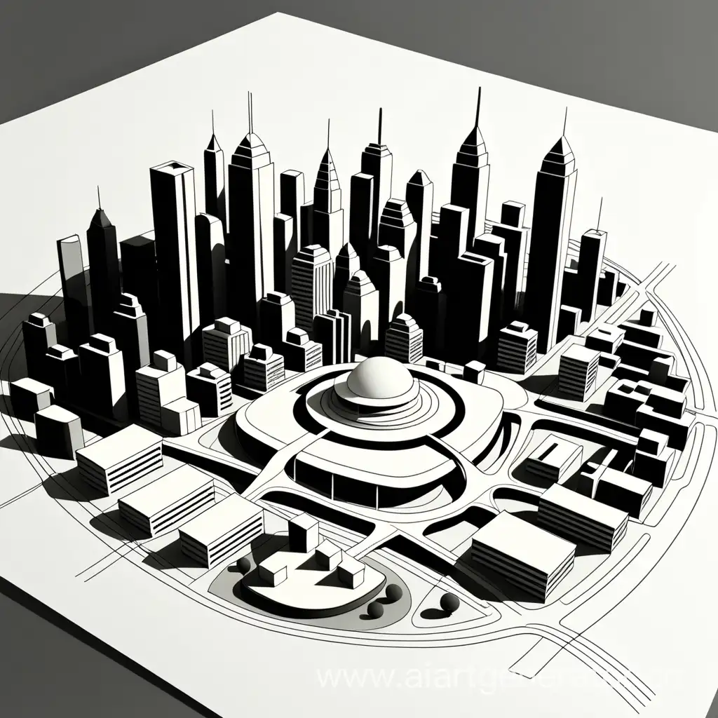 Futuristic-Cityscape-Simple-Graphic-Drawing