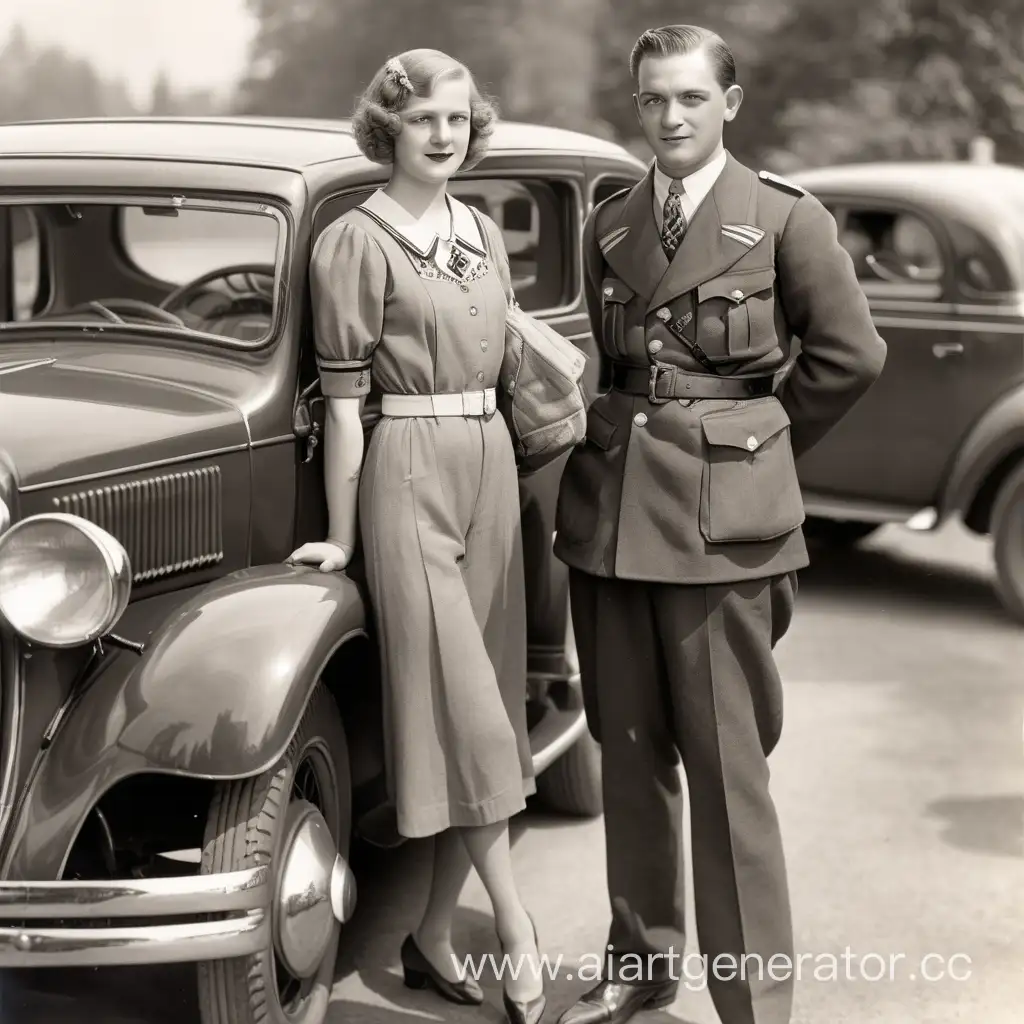 Vintage-German-1930s-Street-Scene-with-Classic-Cars-and-Fashionable-Citizens