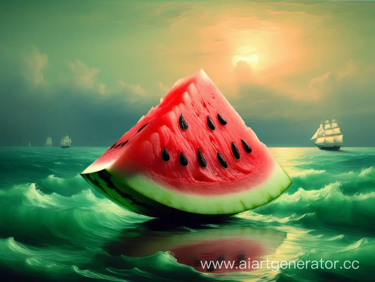 AivazovskyInspired-Translucent-Watermelon-Slice