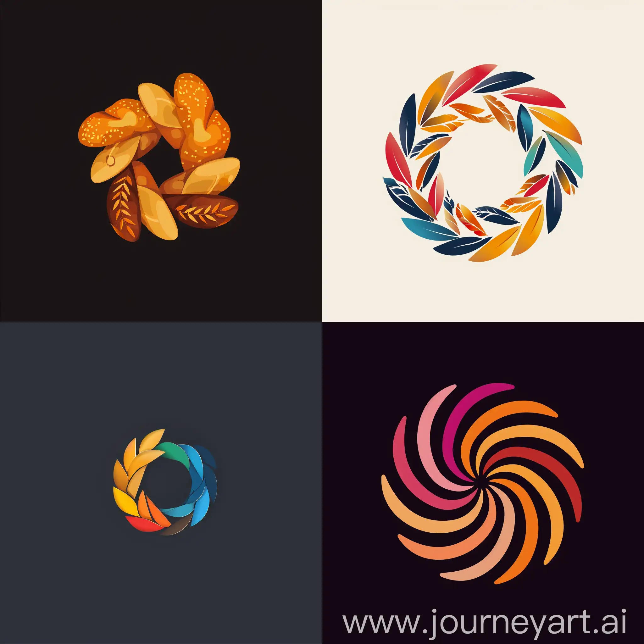 make a logo for a bakery named Pantástico, use apropietated colors for a bakery logo, it has to be circular, hd