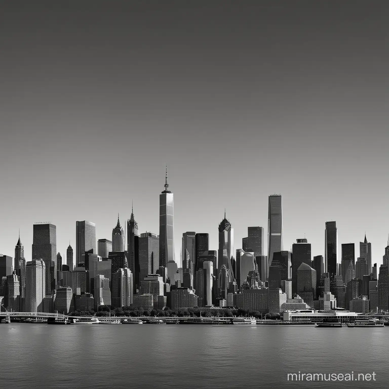 generate a skyline of an iconic city