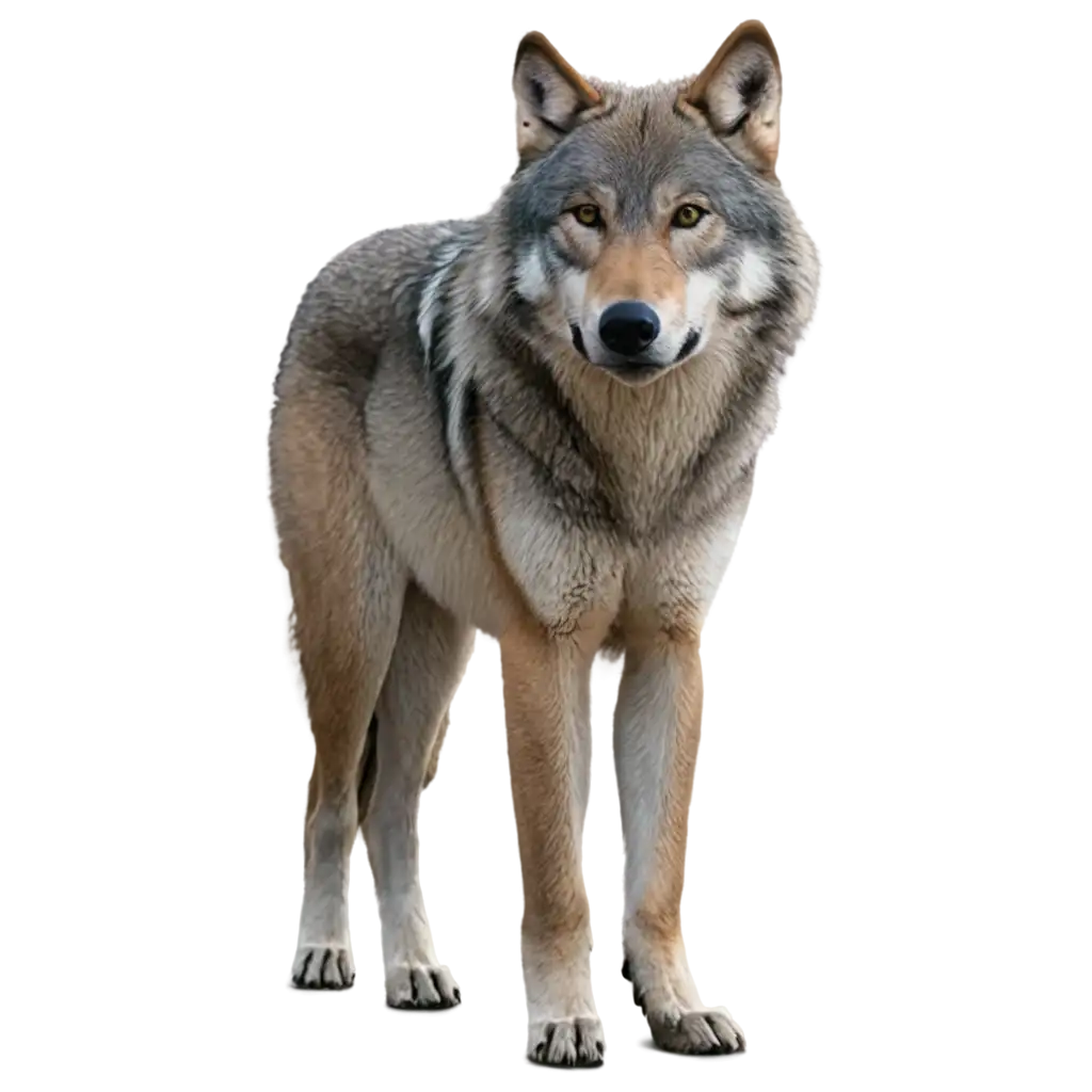 Majestic-Wolf-PNG-Captivating-Digital-Art-of-a-Wolf-Standing-on-Its-Hind-Legs