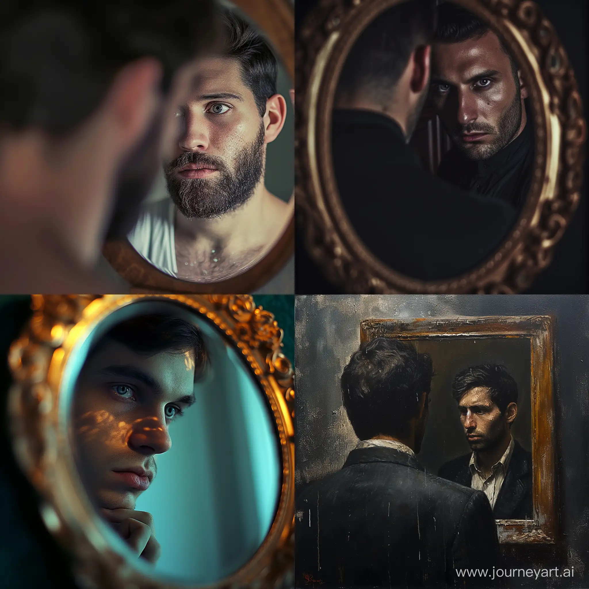 Man-Reflecting-in-the-Mirror-of-Life