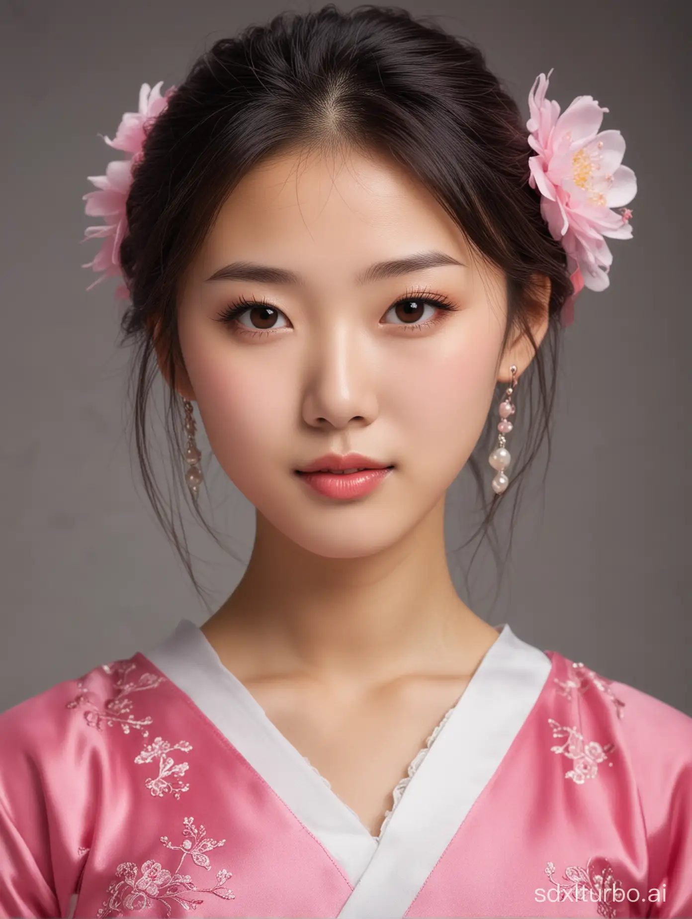 一个年轻漂亮的中国女孩