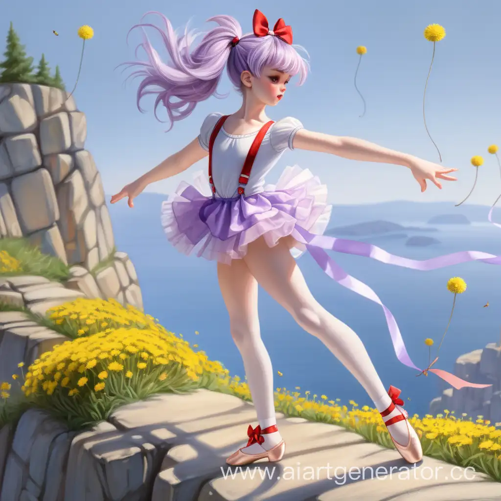 Whimsical-Ballerina-on-Cliff-with-Dandelions
