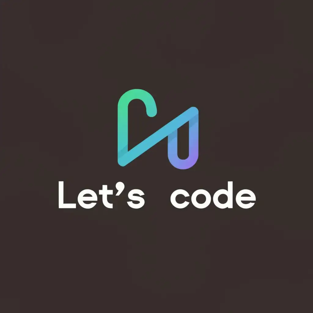 a logo design,with the text 'Let's code', main symbol:L,Moderate, be used in Technology industry, clear background without background