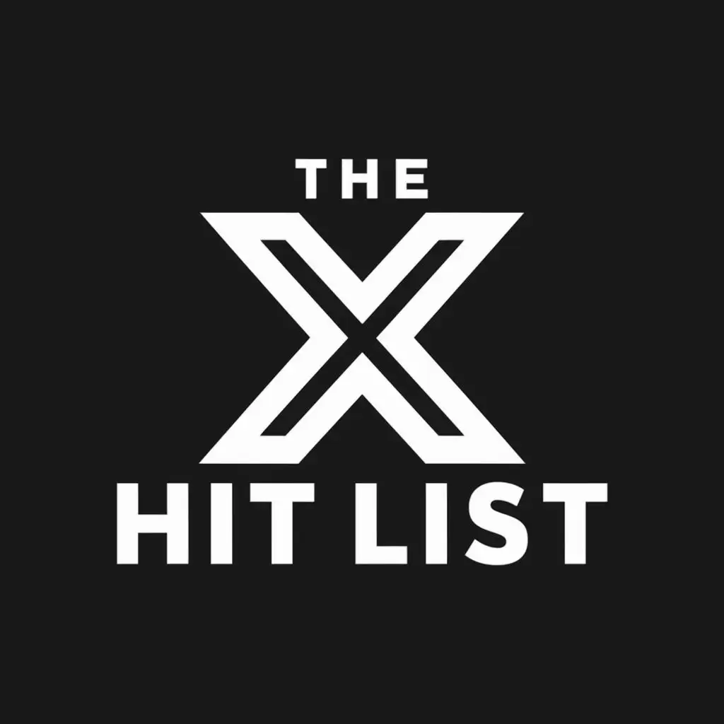 logo, Mobile, with the text "The X Hit List", typography, be used in Technology industry