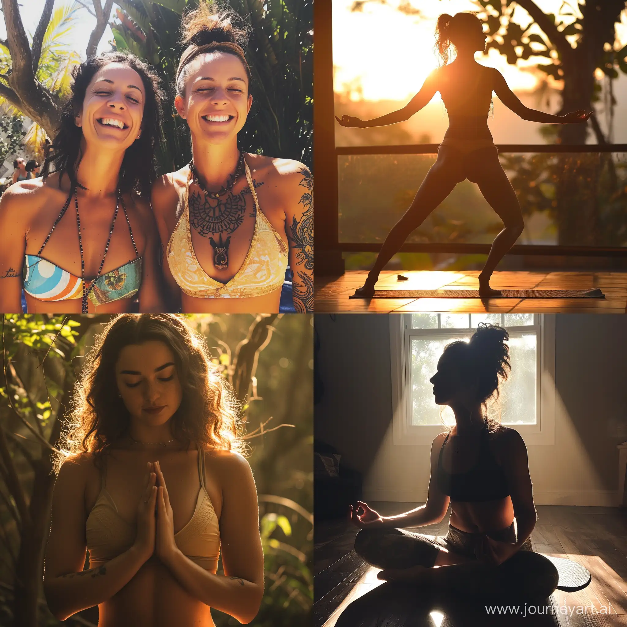 Vibrant-Yoga-Women-Enjoying-Sunshine-in-a-Sexy-Setting